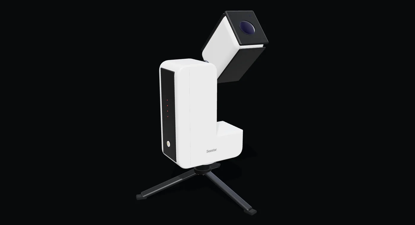 Studio render of the Seestar S30 Pro